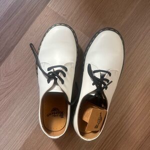 Dr. Martens White 3-Eye Leather Oxford 1461 VINTAGE
